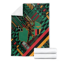 Zambia Victoria Falls Blanket Indigenous Wild Animal Skins Tribal Patchwork