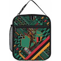 Zambia Victoria Falls Lunch Bag Indigenous Wild Animal Skins Tribal Patchwork