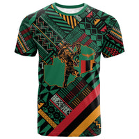 Zambia Victoria Falls T shirt Indigenous Wild Animal Skins Tribal Patchwork