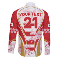 Custom Japan Rugby Family Matching Short Sleeve Bodycon Dress and Hawaiian Shirt World Cup 2023 Go Brave Blossoms Sporty Style - Wonder Print Shop