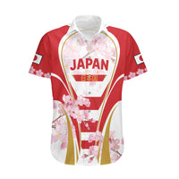 Custom Japan Rugby Hawaiian Shirt World Cup 2023 Go Brave Blossoms Sporty Style - Wonder Print Shop