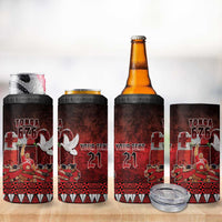 Custom Tonga 676 Haamonga a Maui 4 in 1 Can Cooler Tumbler Tongan Sipi Tau Unique Dance LT9 - Wonder Print Shop