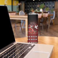 Custom Tonga 676 Haamonga a Maui Skinny Tumbler Tongan Sipi Tau Unique Dance - Wonder Print Shop