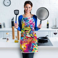 Funny Benito Coqui Frog Apron Puerto Rican Coquí Football