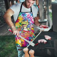 Funny Benito Coqui Frog Apron Puerto Rican Coquí Football