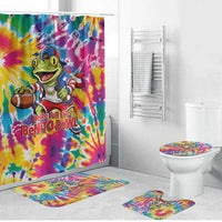 Funny Benito Coqui Frog Bathroom Set Puerto Rican Coquí Football