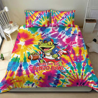 Funny Benito Coqui Frog Bedding Set Puerto Rican Coquí Football