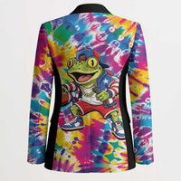 Funny Benito Coqui Frog Blazer Puerto Rican Coquí Football