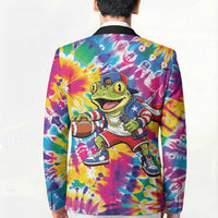 Funny Benito Coqui Frog Blazer Puerto Rican Coquí Football