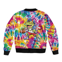 Funny Benito Coqui Frog Bomber Jacket Puerto Rican Coquí Football