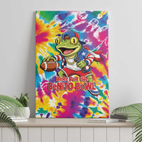 Funny Benito Coqui Frog Canvas Wall Art Puerto Rican Coquí Football