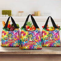 Funny Benito Coqui Frog Grocery Bag Puerto Rican Coquí Football