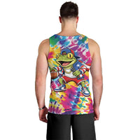Funny Benito Coqui Frog Men Tank Top Puerto Rican Coquí Football