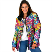 Funny Benito Coqui Frog Padded Jacket Puerto Rican Coquí Football