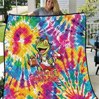 Funny Benito Coqui Frog Quilt Puerto Rican Coquí Football