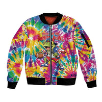 Funny Benito Coqui Frog Sleeve Zip Bomber Jacket Puerto Rican Coquí Football