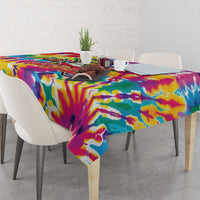 Funny Benito Coqui Frog Tablecloth Puerto Rican Coquí Football