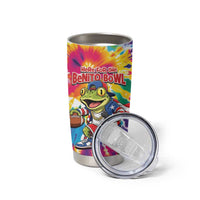 Funny Benito Coqui Frog Tumbler Cup Puerto Rican Coquí Football