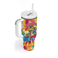 Funny Benito Coqui Frog Tumbler With Handle Puerto Rican Coquí Football