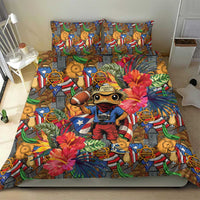 Funny Benito Bowl Bedding Set Puerto Rican Coquí Football