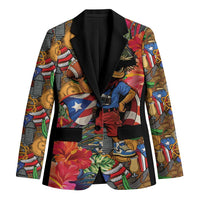 Funny Benito Bowl Blazer Puerto Rican Coquí Football