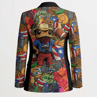 Funny Benito Bowl Blazer Puerto Rican Coquí Football