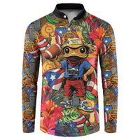 Funny Benito Bowl Button Sweatshirt Puerto Rican Coquí Football
