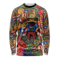 Funny Benito Bowl Long Sleeve Shirt Puerto Rican Coquí Football