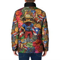 Funny Benito Bowl Padded Jacket Puerto Rican Coquí Football