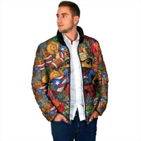 Funny Benito Bowl Padded Jacket Puerto Rican Coquí Football