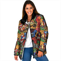 Funny Benito Bowl Padded Jacket Puerto Rican Coquí Football