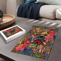 Funny Benito Bowl Puzzle Puerto Rican Coquí Football
