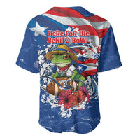 Puerto Rican Coquí Football Baseball Jersey Here For The Benito Bowl