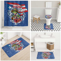 Puerto Rican Coquí Football Bathroom Set Here For The Benito Bowl