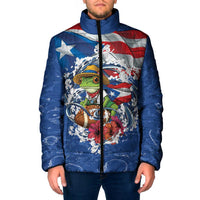 Puerto Rican Coquí Football Padded Jacket Here For The Benito Bowl