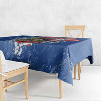 Puerto Rican Coquí Football Tablecloth Here For The Benito Bowl