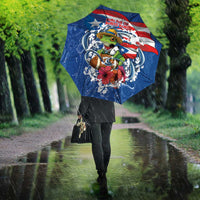 Puerto Rican Coquí Football Umbrella Here For The Benito Bowl