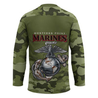 Montford Point Marines Hockey Jersey African American Breaking Barriers 1942