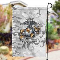 Montford Point Marines Garden Flag Flame Fire Military White Camo
