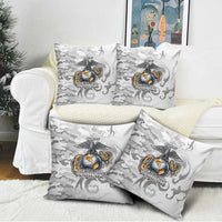 Montford Point Marines Pillow Cover Flame Fire Military White Camo