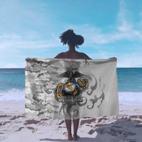Montford Point Marines Sarong Flame Fire Military White Camo