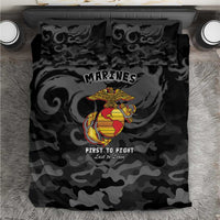 Montford Point Marines Bedding Set First To Fight Last to Leave