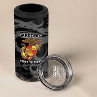 Montford Point Marines 4 in 1 Can Cooler Tumbler First To Fight Last to Leave