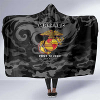 Montford Point Marines Hooded Blanket First To Fight Last to Leave