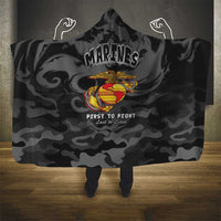 Montford Point Marines Hooded Blanket First To Fight Last to Leave