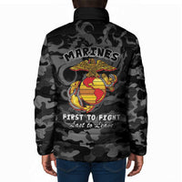Montford Point Marines Padded Jacket First To Fight Last to Leave