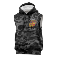 Montford Point Marines Sleeveless Hoodie First To Fight Last to Leave