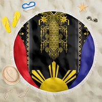 Afro Pinoy Blackapino Half Black Filipino Beach Blanket