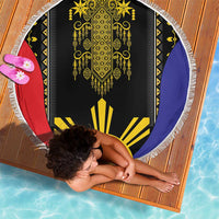 Afro Pinoy Blackapino Half Black Filipino Beach Blanket