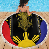 Afro Pinoy Blackapino Half Black Filipino Beach Blanket